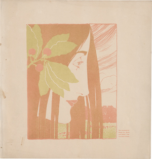 Lot 5561, Auction  123, Moser, Koloman, Ein dekorativer Fleck in Roth und Grün