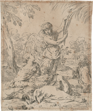 Lot 5683, Auction  123, Cantarini, Simone, Die Ruhe auf der Flucht mit dem Engel