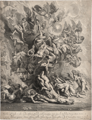 Lot 5890, Auction  123, Suyderhoef, Jonas, Der Sturz der Verdammten