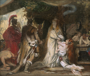 Lot 6107, Auction  123, Böhm, Richard, Thusnelda dem römischen Feldherrn Germanicus übergeben