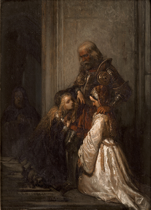 Lot 6108, Auction  123, Gallait, Louis, Der Abschied ins Kloster