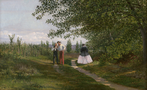 Lot 6169, Auction  123, Potémont, Adolphe Martial, Promenade in den Weinbergen