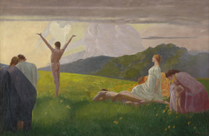 Lot 6363, Auction  123, Fahrenkrog, Ludwig - nach, "Die heilige Stunde"