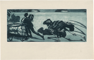 Lot 6377, Auction  123, Kolb, Alois, "Vollmond" - Liebespaar und Tod