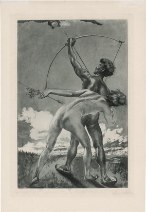 Lot 6381, Auction  123, Kolb, Alois, Bogenschütze