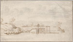 Lot 6575, Auction  123, Rademaker, Abraham, Ansicht des Mühltores in Hanau von Nordosten
