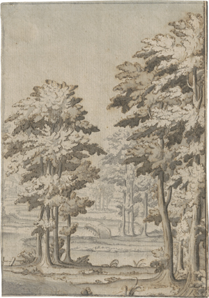 Lot 6584, Auction  123, Moucheron, Isaac de, Kleine Parklandschaft