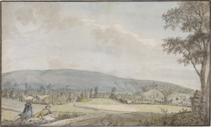 Lot 6617, Auction  123, Nathe, Christoph, Ruhende Künstler vor dem Isergebirge (tschechisch: Jizerské hory, polnisch: Góry Izerskie) 