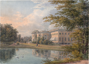 Lot 6671, Auction  123, Meyer, Johann Jakob, Der Alexander-Palast bei Tzarskoé-Sélo