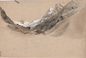 Lot 6697, Auction  123, Hummel, Carl Maria Nikolaus, Alpine Hochgebirgslandschaft