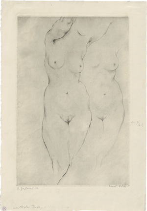 Lot 7093, Auction  123, Orlik, Emil, Weiblicher Akt (weiblicher Torso)