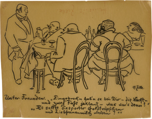Lot 7124, Auction  123, Zille, Heinrich, Unter Freunden