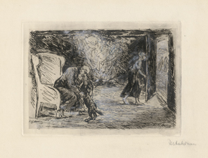 Lot 8016, Auction  123, Liebermann, Max, Rückkehr des jungen Tobias