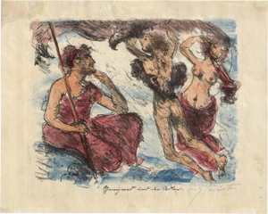 Lot 8042, Auction  123, Corinth, Lovis, Die Liebschaften des Zeus