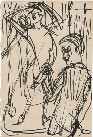 Lot 8057, Auction  123, Kirchner, Ernst Ludwig, Straßenszene