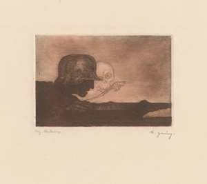 Lot 8075, Auction  123, Gering, Andreas, Soldat mit Tod und Gewehr