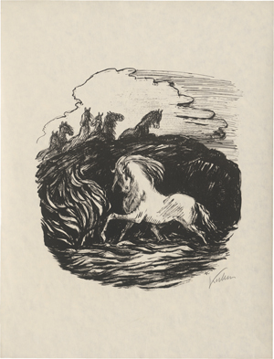 Lot 8085, Auction  123, Kubin, Alfred, Ali, der Schimmelhengst