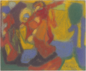 Lot 8112, Auction  123, Hölzel, Adolf, Ohne Titel (Figürliche Komposition)