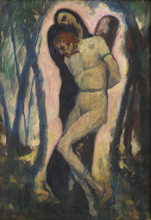 Lot 8135, Auction  123, Burmann, Fritz, Gegeißelter Christus mit Engel