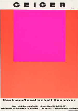 Lot 8365, Auction  123, Geiger, Rupprecht, Kestner-Gesellschaft, Hannover