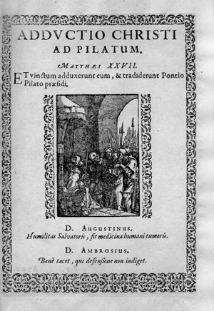 Lot 426, Auction  124, Altdorfer, Albrecht, Alberti Dureri Noriberg. German. Icones Sacrae