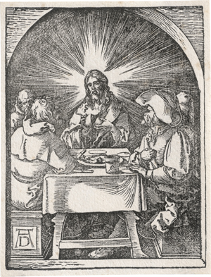 Lot 5524, Auction  124, Dürer, Albrecht, Christus in Emmaus