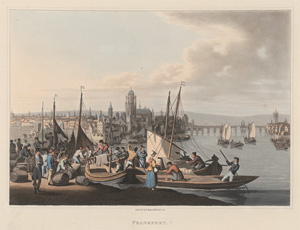 Lot 161, Auction  125, Bowyer, Robert, Konvolut von 5 Ansichten deutscher Städte (Leipzig, Hamburg, Frankfurt, Dresden und Berlin). London, Bowyer, 1815