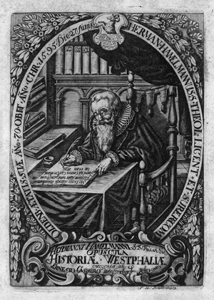 Lot 172, Auction  125, Hamelmann, Hermann, Opera genealogico-historica, de Westphalia & Saxonia inferiori. Lemgo, H. W. Meyer, 1711