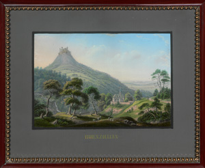 Lot 176, Auction  125, Hohenzollern, Chromolithographie mit Guache. Urach, Th. Caelius, um 1855