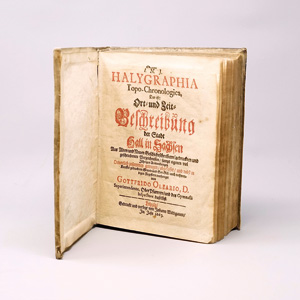 Lot 182, Auction  125, Olearius, Gottfried, Halygraphia Topo-Chronologica