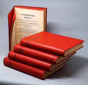 Lot 423, Auction  125, Anthropophyteia, Jahrbücher für folkloristische Erhebungen, 10 Bände. Leipzig 1904-1913