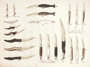 Lot 472, Auction  125, Maison Bechon-George und Firmenkatalog, Manufacture de coutellerie Maison Bechon-George. Lyon und Paris, A. Ramboz, um 1900