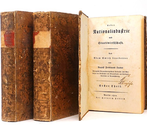 Lot 476, Auction  125, Lueder, August Ferdinand, Ueber Nationalindustrie und Staatswirtschaft. Berlin, H. Frölich, 1801-1804. - Erste Ausgabe. "Hauptwerk, in welchem er (Lüder) seine Stellung in der Geschichte dieser Wissenschaft verdankt" 