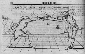 Lot 491, Auction  125, Schmidt, Johann Andreas, Leib-beschirmende und Feinden Trotz-bietende Fecht-Kunst. Nürnberg, Weigel, 1713. - Erste Ausgabe