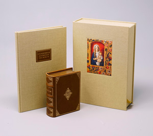 Lot 957, Auction  125, Stundenbuch aus Brügge, Kodex Vat. Ross. 94. Zürich, Belser, 1996. - Zweite Auflage in verändertem Ledereinband