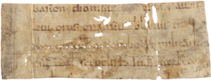 Lot 1001, Auction  125, Martyrologium hieronymianum, Fragment eines Blattes einer lateinischen Handschrift auf Pergament