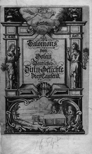 Lot 1660, Auction  125, Logau, Friedrich von, Salomons von Golaw Deutscher Sinn-Getichte Drey Tausend. Breslau, G. Gründer, 1654