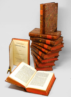 Lot 1700, Auction  125, Schiller, Friedrich, Sämmtliche Werke. Stuttgart und Tübingen, J. G. Cotta, 1812-1815. - Erste rechtmäßige Gesamtausgabe
