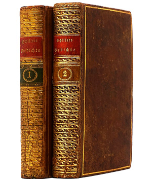 Lot 1704, Auction  125, Schiller, Friedrich, Gedichte. Leipzig, S. L. Crusius, 1800-1803. - Erste Ausgabe