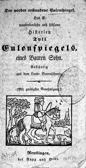 Lot 1749, Auction  125, wieder erstandene Eulenspiegel, Der, Das ist: wunderbarliche und seltsame Historien Tyll Eulenspiegels
