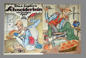 Lot 1830, Auction  125, Wanke, Alice, Das tapfere Schneiderlein. Ein lustiges Spiel. Wohl Wien um 1910