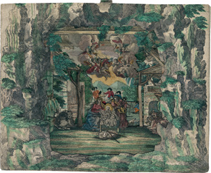 Lot 1835, Auction  125, Diorama, Praesentation der Geburt Christi. Um 1730