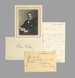 Lot 2023, Auction  125, Hauptmann, Gerhart, Brief an einen Bühnenautor. 1894 + Beigaben