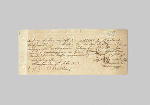 Lot 2077, Auction  125, Spix, Johann Baptist von, Schreiben an die Nicolaische Buchhandlung. 1822 