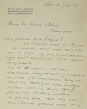 Lot 2148, Auction  125, Ausdrucks-Tänzerinnen, 4 Autographen. 1922 - 1923