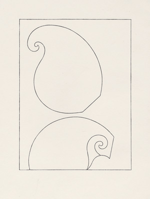 Lot 3015, Auction  125, Arp, Hans, Muscheln und Schirme. Meudon-Val-Fleury 1939. - Als Privatdruck in kleiner Auflage erschienen