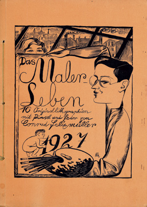 Lot 3096, Auction  125, Felixmüller, Conrad, Das Maler-Leben. Dresden, Rau, 1927. - 16 Originallithographien. 130 Exemplare