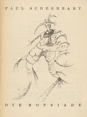 Lot 3342, Auction  125, Scheerbart, Paul, Die Mopsiade (und:) Von Zimmer zu Zimmer. Berlin, Alfred R. Meyer, 1920