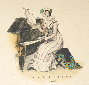 Lot 3404, Auction  125, Busoni, Ferrucio und Walser, Karl, Die Brautwahl. Berlin, B. Cassirer, 1913