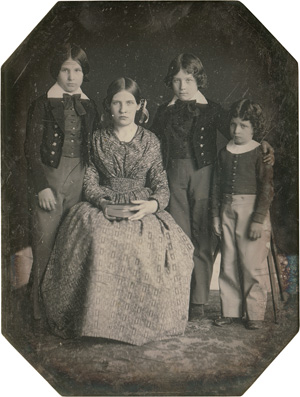 Lot 4038, Auction  125, Daguerreotypes, Family portrait